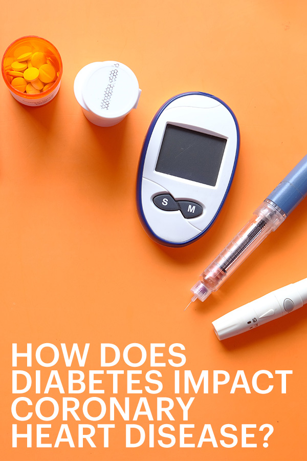 How does diabetes impact coronary disease?